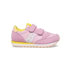 Saucony | Bambini Grandi Jazz Double Hook & Loop Pink / Yellow / Peach