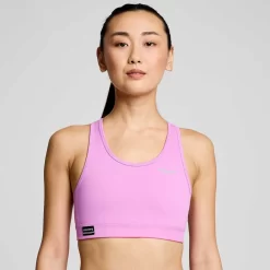 Saucony Tops | Donna Fortify Bra Grape