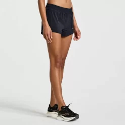 Saucony Calze E Pantaloncini | Donna Outpace 3" Short Black