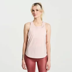 Saucony Tops | Donna Pinnacle Tank Sepia Rose