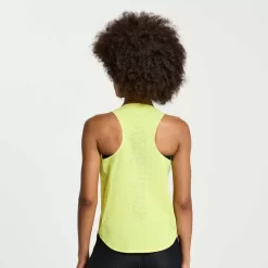 Saucony Tops | Donna Pinnacle Tank Citron