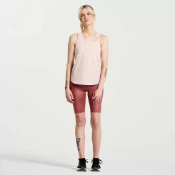 Saucony Tops | Donna Pinnacle Tank Sepia Rose