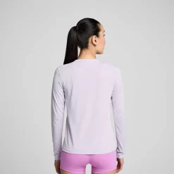 Saucony Tops | Donna Stopwatch Long Sleeve Mauve