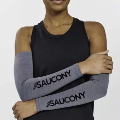 Saucony Accessori | Fortify Arm Sleeves Dark Grey Heather