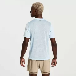 Saucony Tops | Uomo Elevate Short Sleeve Vapor