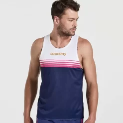 Saucony Tops | Uomo Elite Singlet Sodalite