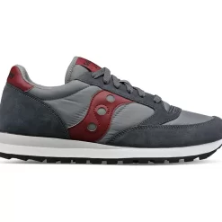 Saucony Jazz | Uomo Jazz Original Grey / Dark Red