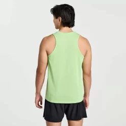 Saucony Tops | Uomo Stopwatch Graphic Singlet Invader Heather Graphic